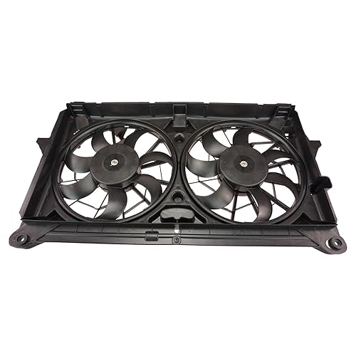 Vista 608 de TRQ Conjunto de ventilador de refrigeración dual compatible con Infiniti EX35 2009 FX35 FX50 2007-2008 G35 2008-2013 G37 2012-2013 M35h 2014-2015