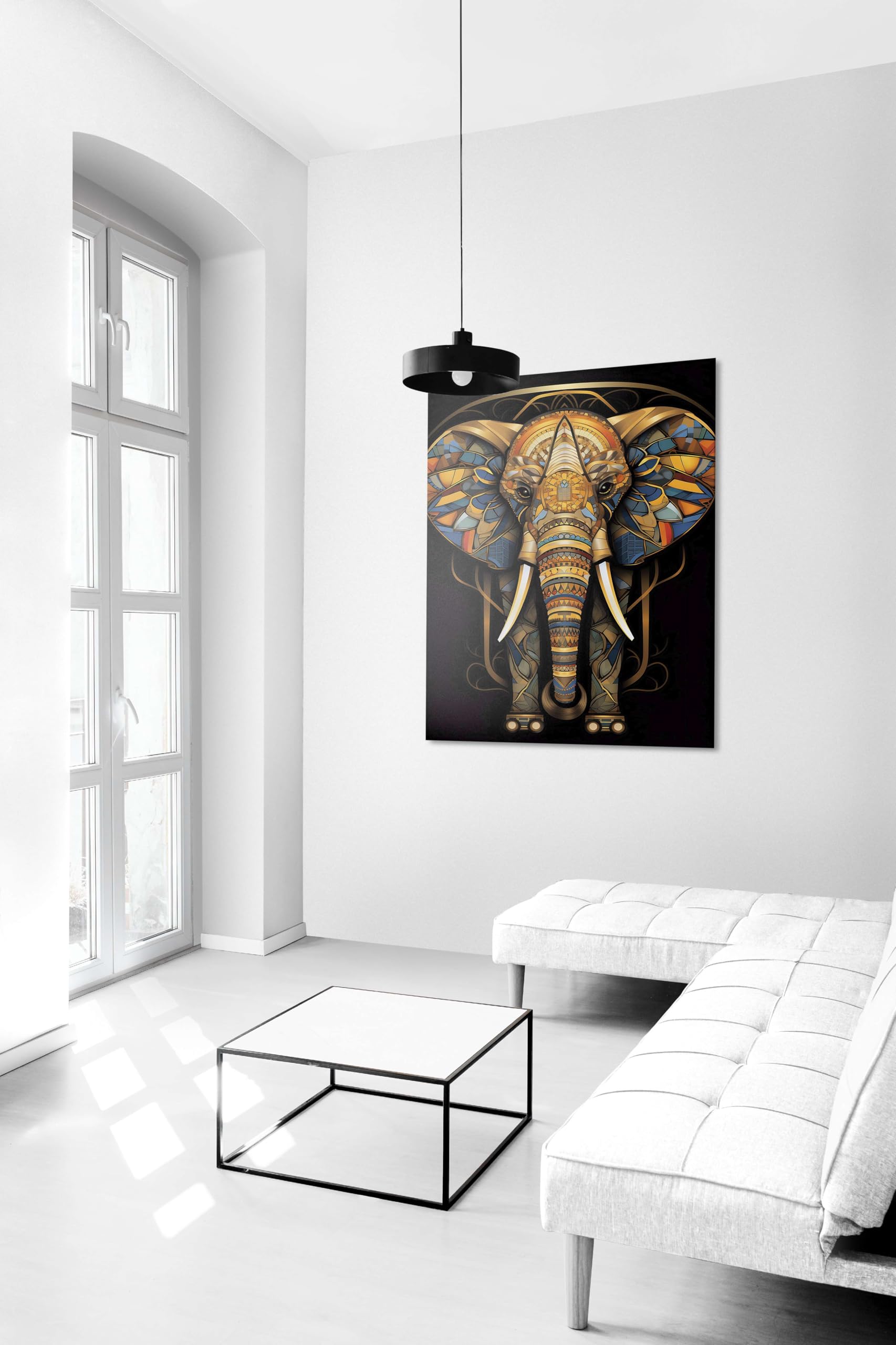BRANDCOM Modern Art Wall Painting For Wall Decoration Canvas Wall Painting For Home Decor, Living Room, Bedroom, Office Hotel (22x34 inch CH-MA16) 4