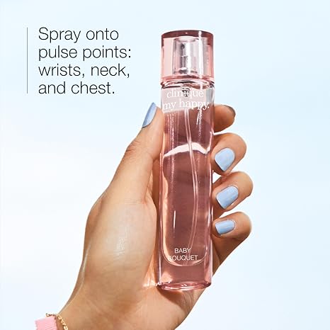 Clinique My Happy Fragrance Spray | Cocoa & Cashmere, Baby Bouquet, Cookies & Kisses, Indigo Mist, Lily of the Beach, Peony Picnic | Perfumes for Women