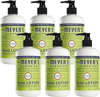 Mrs. Meyers Clean Day Lemon Verbena Hand Lotion, 12 Fluid Ounces (Pack Of 6)