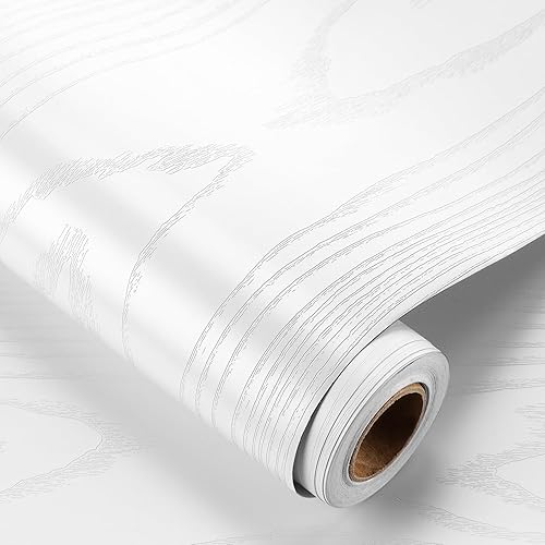 Yenhome Papel de contacto de grano de madera, papel de contacto para despegar y pegar, 24 pulgadas de ancho x 118 pulgadas, envoltura de vinilo de