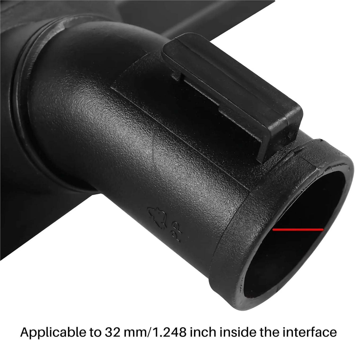 Universal 32mm Vacuum Cleaner Carpet and Floor Nozzle, Multi-Surface Cleaning Head Tool for Efficient Debris Pickup