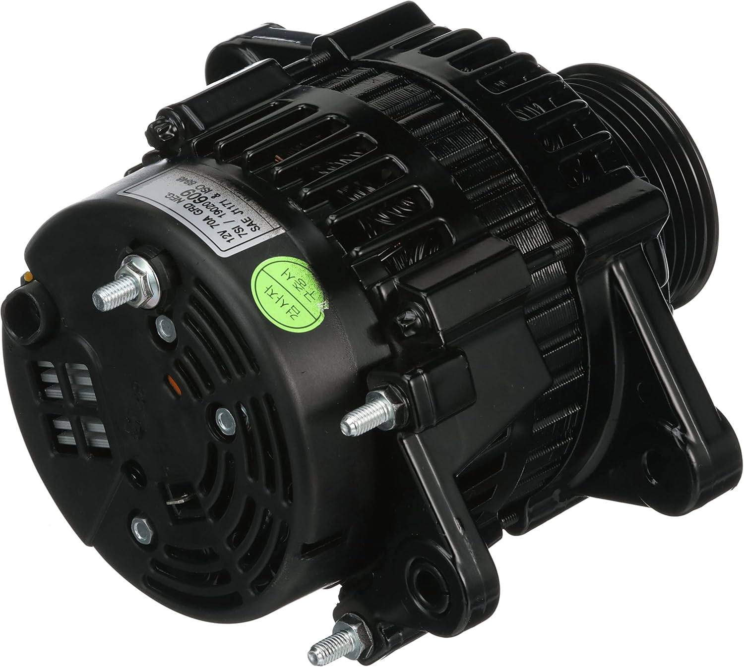 Quicksilver 862031T1 70 Amp Alternator, Delco, Serpentine Belt for V-6 and V-8 MerCruiser Stern Drive and Inboard Engines (1999 Through 2001)