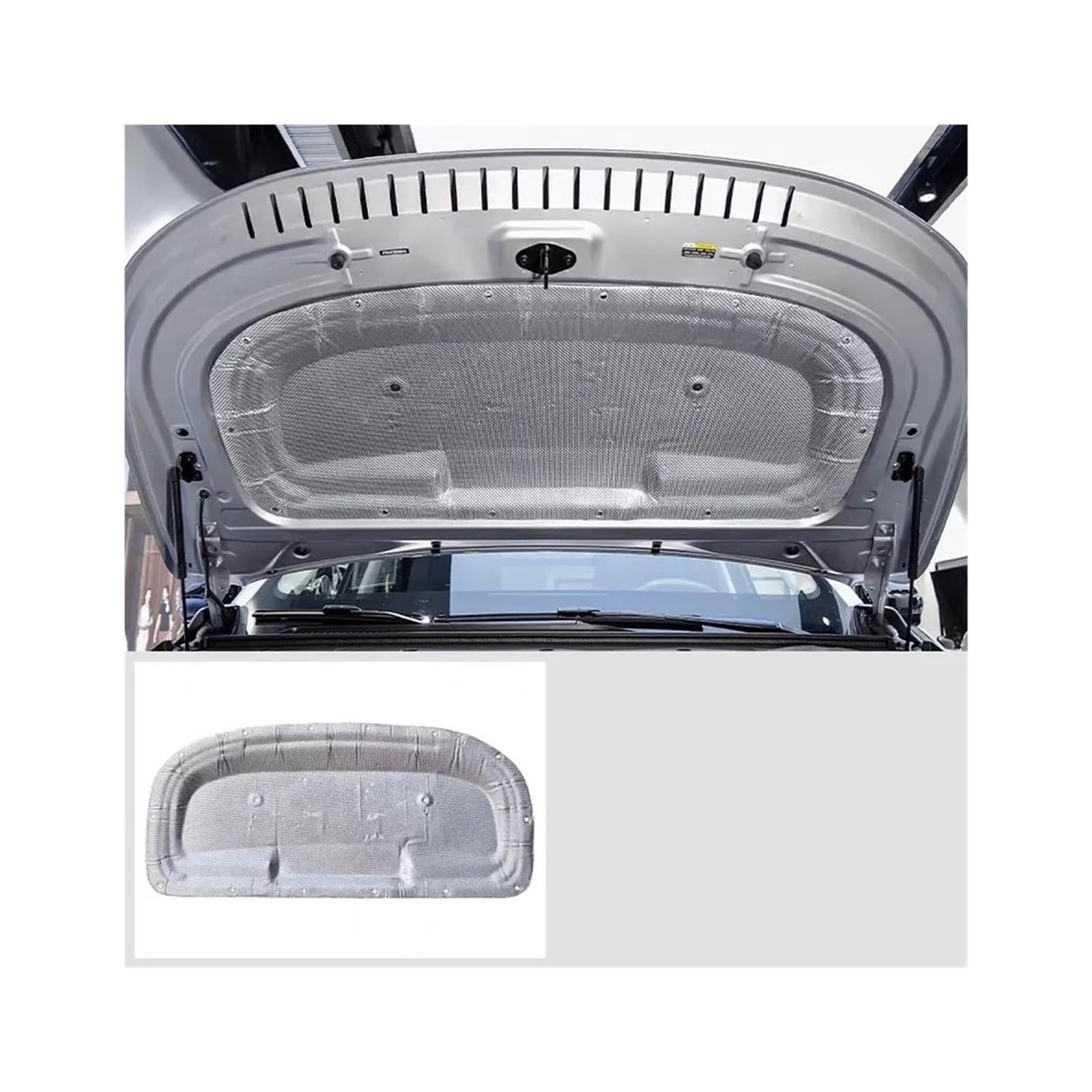Compatible for Leapmotor C10 2024 2025 Auto Engine Hood Sound Heat Insulation Cotton Soundproofing Cover Car Accessories(B)