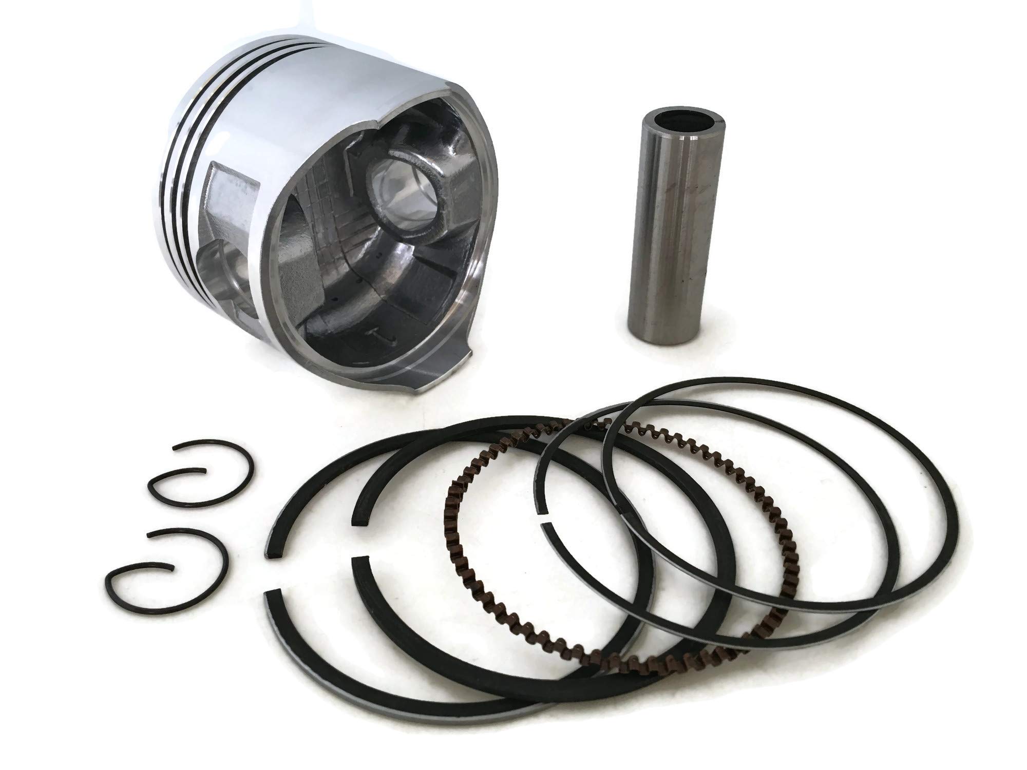 Amazon.com: ITACO Piston Kit Ring Set Pin & Clip for Honda GX200