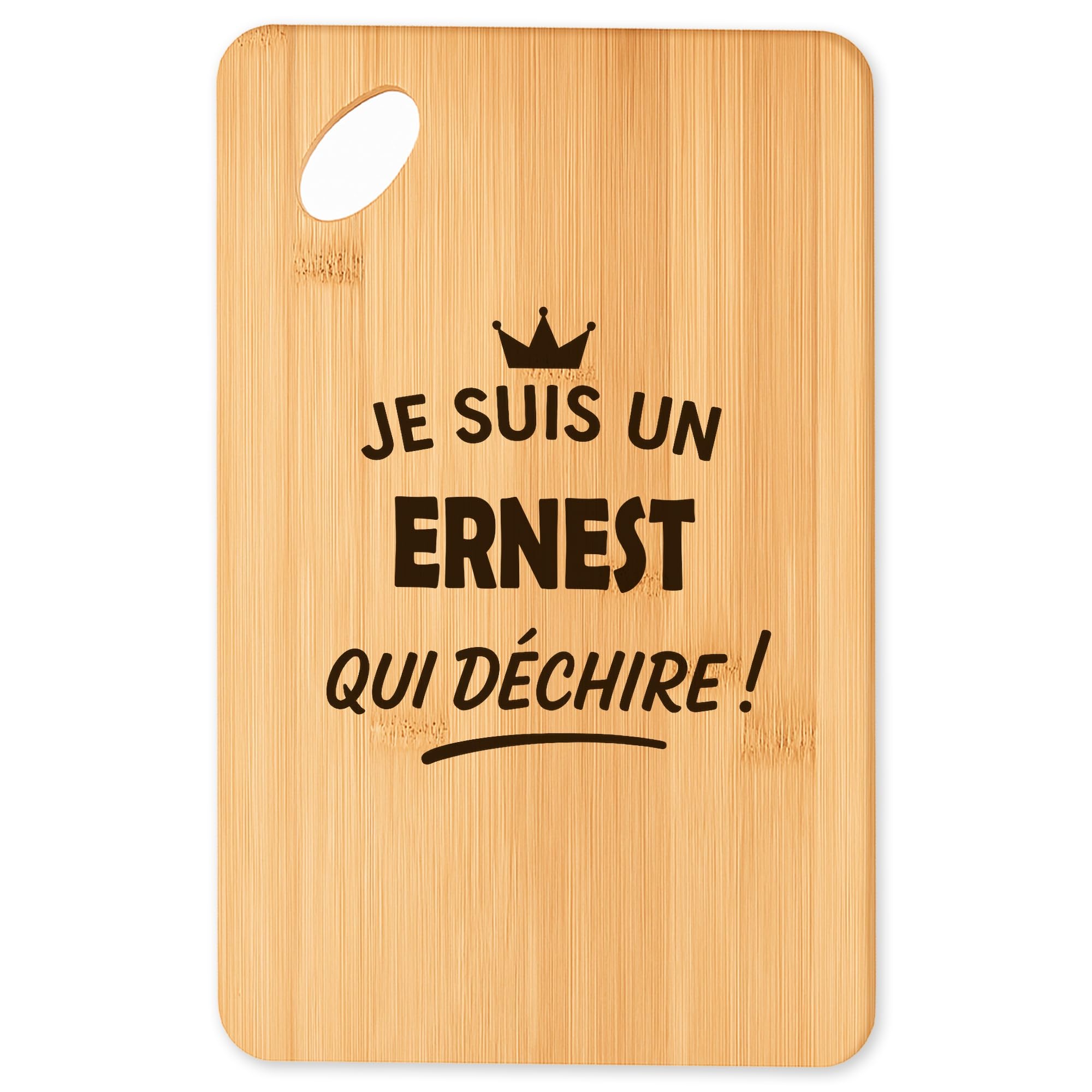 Planche à découper en bambou robuste Ernest pour présentation et service de viande