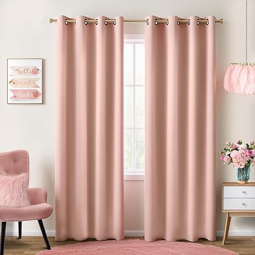 Miniatura 95 de KOUFALL Cortinas opacas doradas de lujo para sala de estar, elegantes cortinas de 84 pulgadas de largo, cortinas Doradas para Sala Elegantes Oro