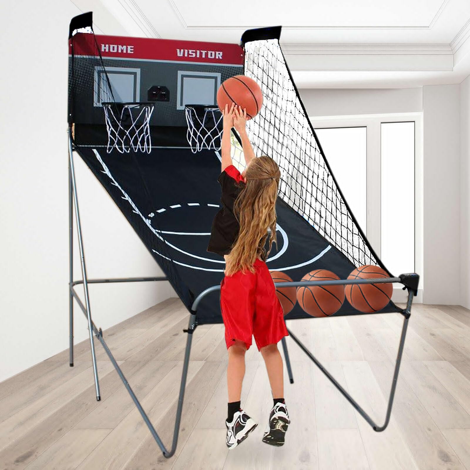 Gioco di Basket Pieghevole Shoot Out Automa Mobile Macchina Tirare