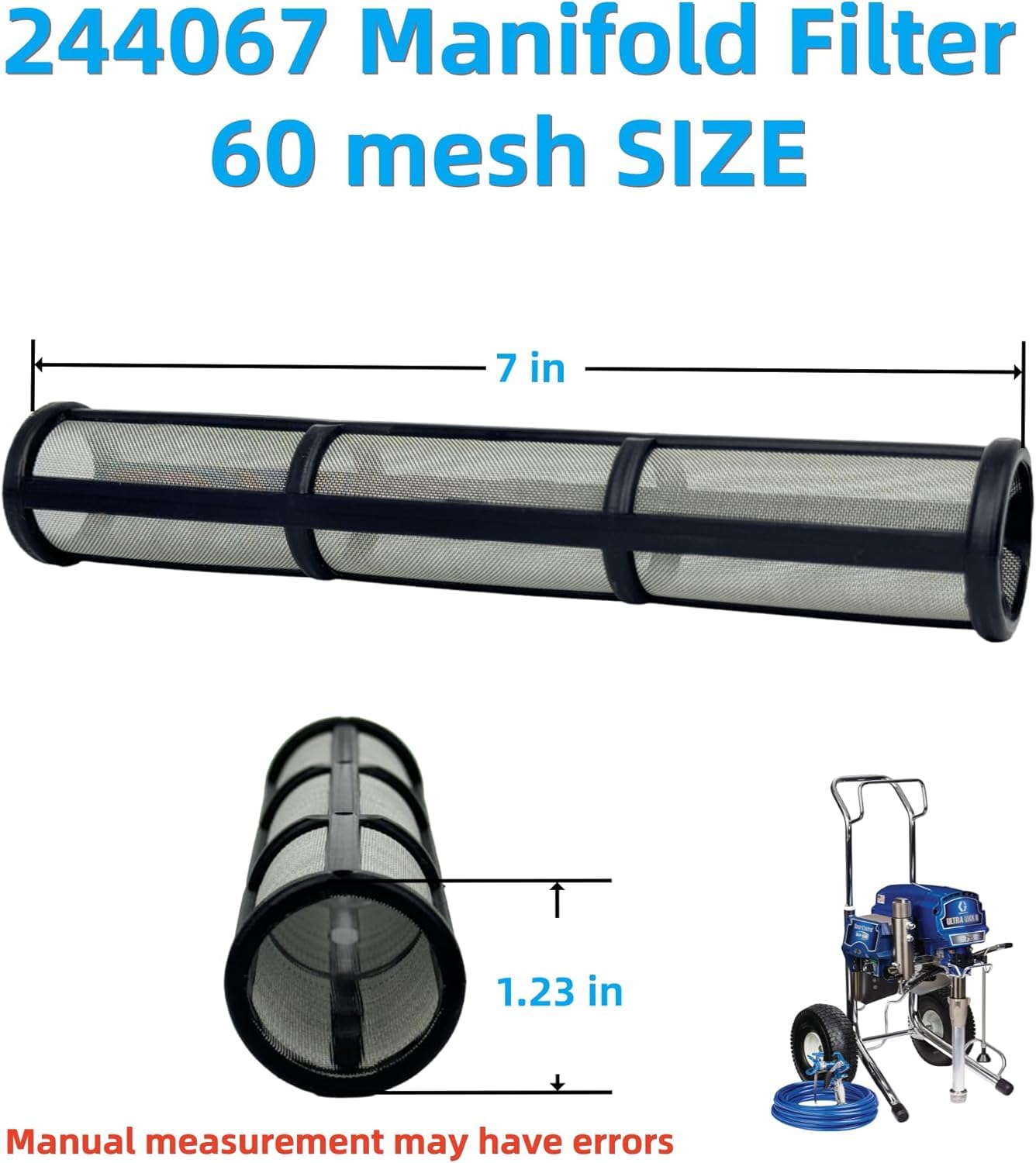 244067 60 Mesh Manifold Filters (244067 60 Mesh+244068 100 Mesh
