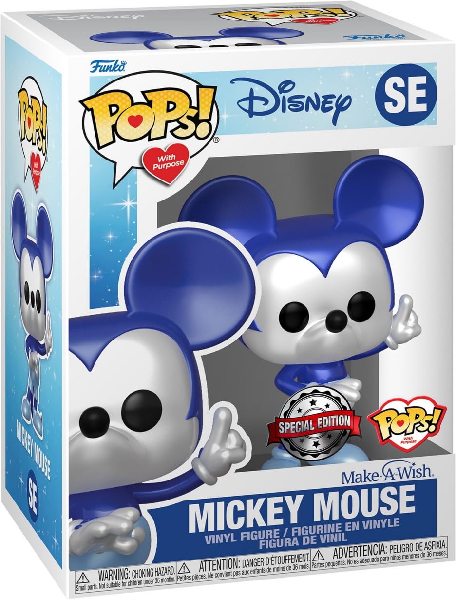Funko Pop Disney Make-A-Wish Mickey Mouse Figura de Vinilo Juguete