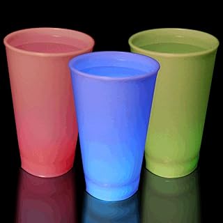 blinkee One 16 Ounce Multicolor Changing LED Plastic Glow Cup