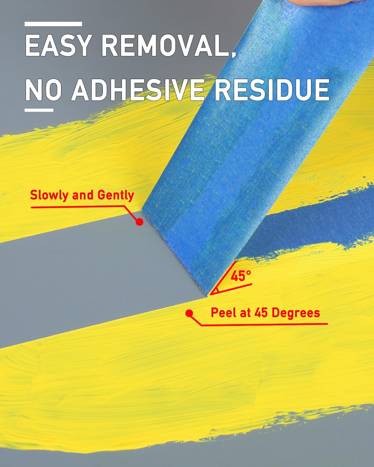 10 Rolls Painters Tape 2 inch Wide, Blue Painters Tape Bulk, Blue Masking Tape for Multi Purpose, Wall Painting, Home Improvement, DIY Crafts, 1.88 Inch x 550 Yards