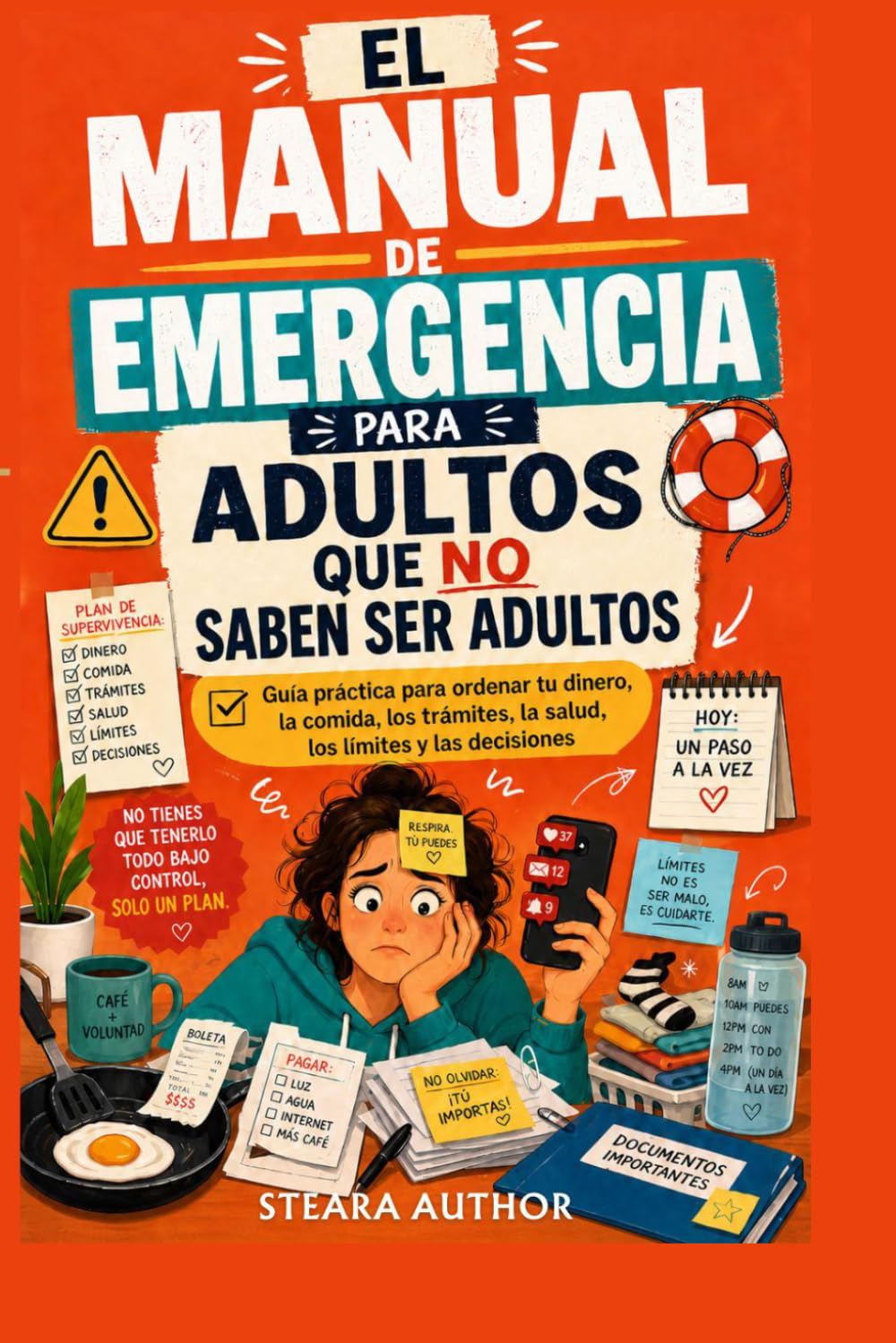 El manual de emergencia para adultos que no saben ser adultos: Guía práctica para ordenar tu dinero, tu casa, tus papeles, tus comidas, tus decisiones y tu vida