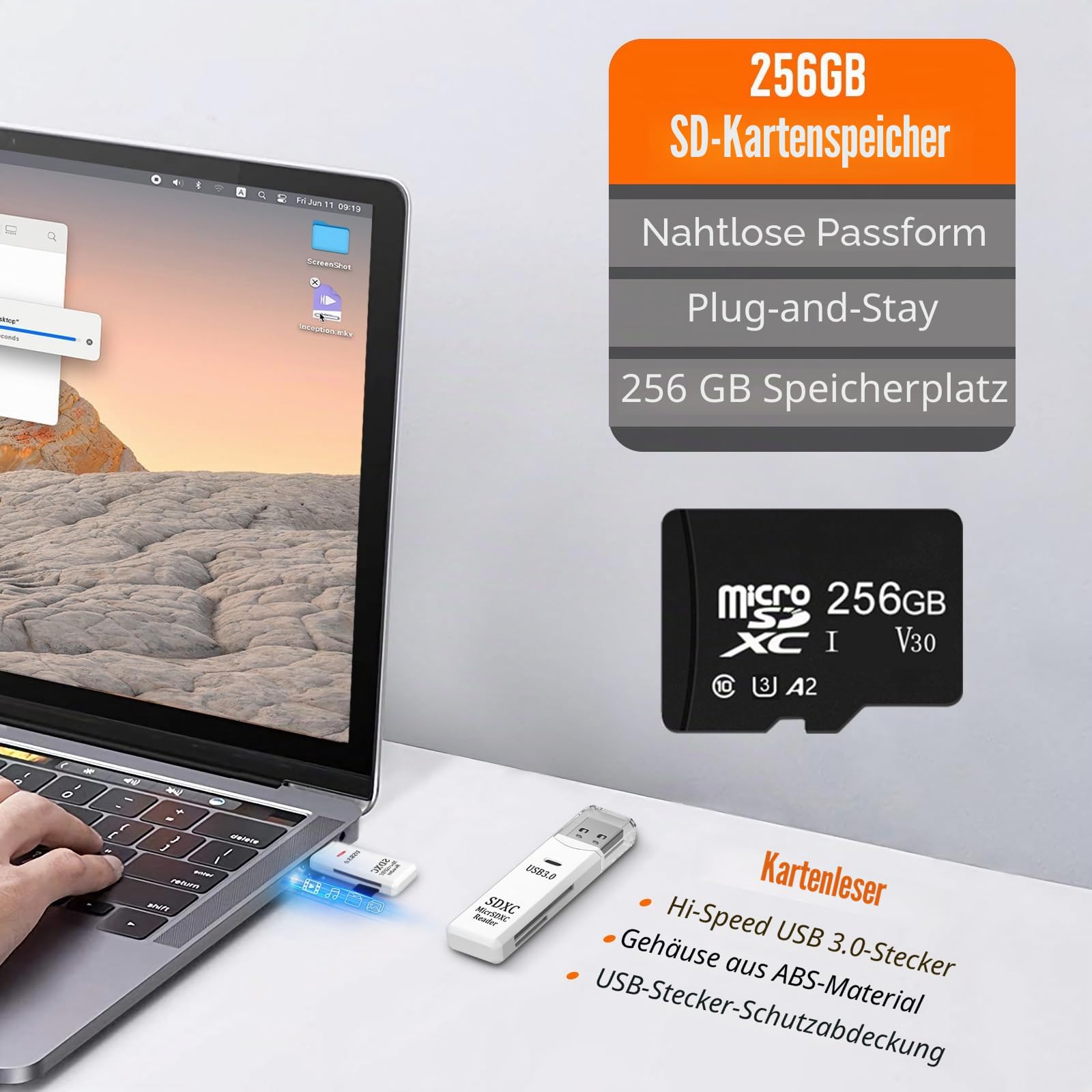 Blink 256 GB Micro-SD-Karte für Blink-Sync-Modul XR Steckdose, Wandhalterung, kurzes Kabel, platzsparend, leicht zu bewegende Halterung mit Lesegerät für Blink-Sicherheitssystem im Innen- und