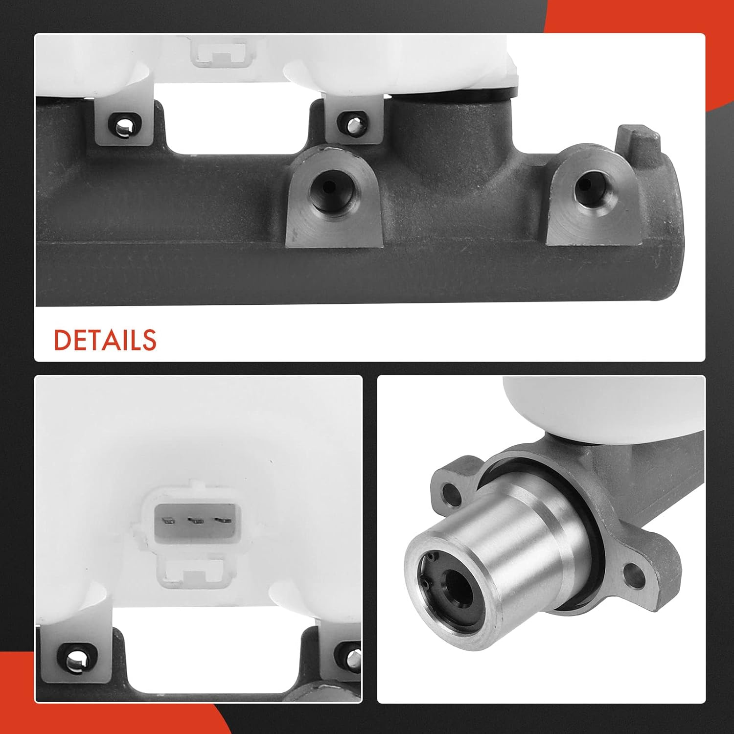 A-Premium Brake Master Cylinder with Reservoir and Cap Compatible with Ford and Lincoln Vehicles - For F-150 2004-2008, Mark LT 2006-2008 -Replaces 4L3Z-2140-AB, 4L3Z-2140-AB, 6L3Z-2140-A, 7L3Z 2140-A