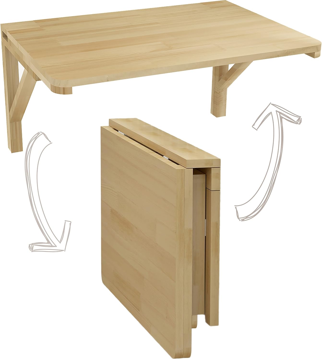 Amazon.com: JTUSDDR Wall Mounted Laundry Folding Table,Children's Room ...