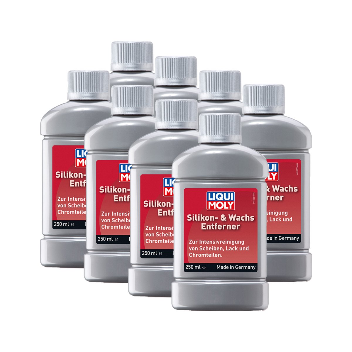 8 x Liqui Moly 1555 de silicona & limpiador de cera Intens Silicon de limpieza intensiva 250 ml