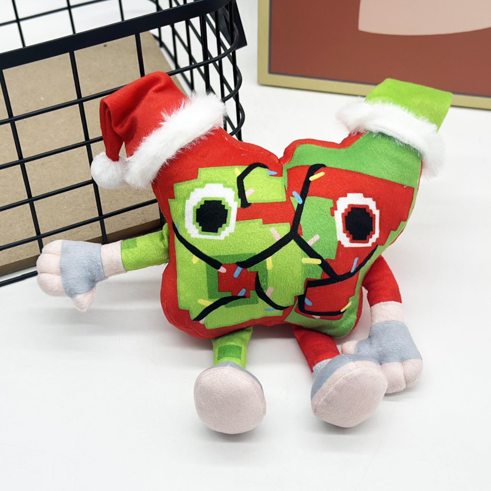 Festive 67 Peluche Six Seven Peluche Morbido Peluche Numero Personaggio Regalo di Compleanno