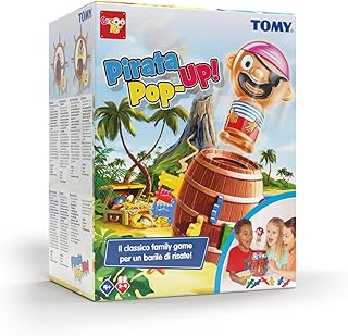 Comprar Rocco Giocattoli T7028It Pirata Pop-Up Juguete, Edad Recomendada a Partir de 4 años, Multicolor, 21,6 x 27 x 15 cm, 500 Gramos