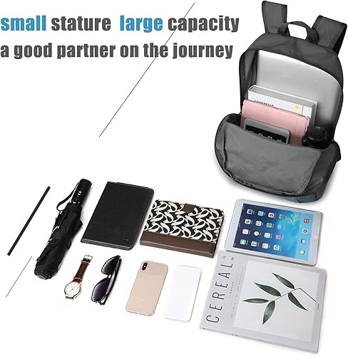 Miniatura 8 de G4Free Mochila plegable ligera de 20L para viajes, senderismo, mochila plegable para hombres y mujeres, Actualización gris, Ciclismo