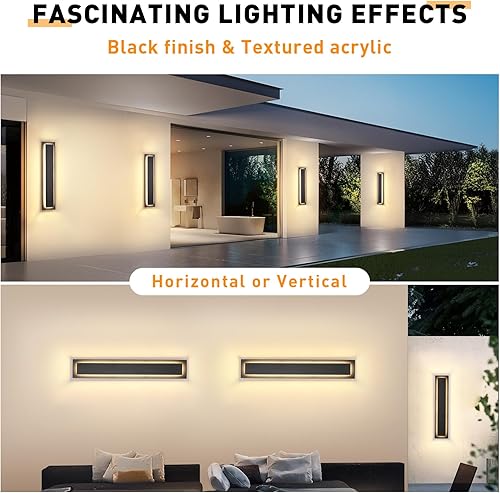 Miniatura 9 de ZSMAIKU Lámparas LED de pared para interiores y exteriores, apliques de iluminación de pared, apliques de pared modernos para dormitorio, sala de