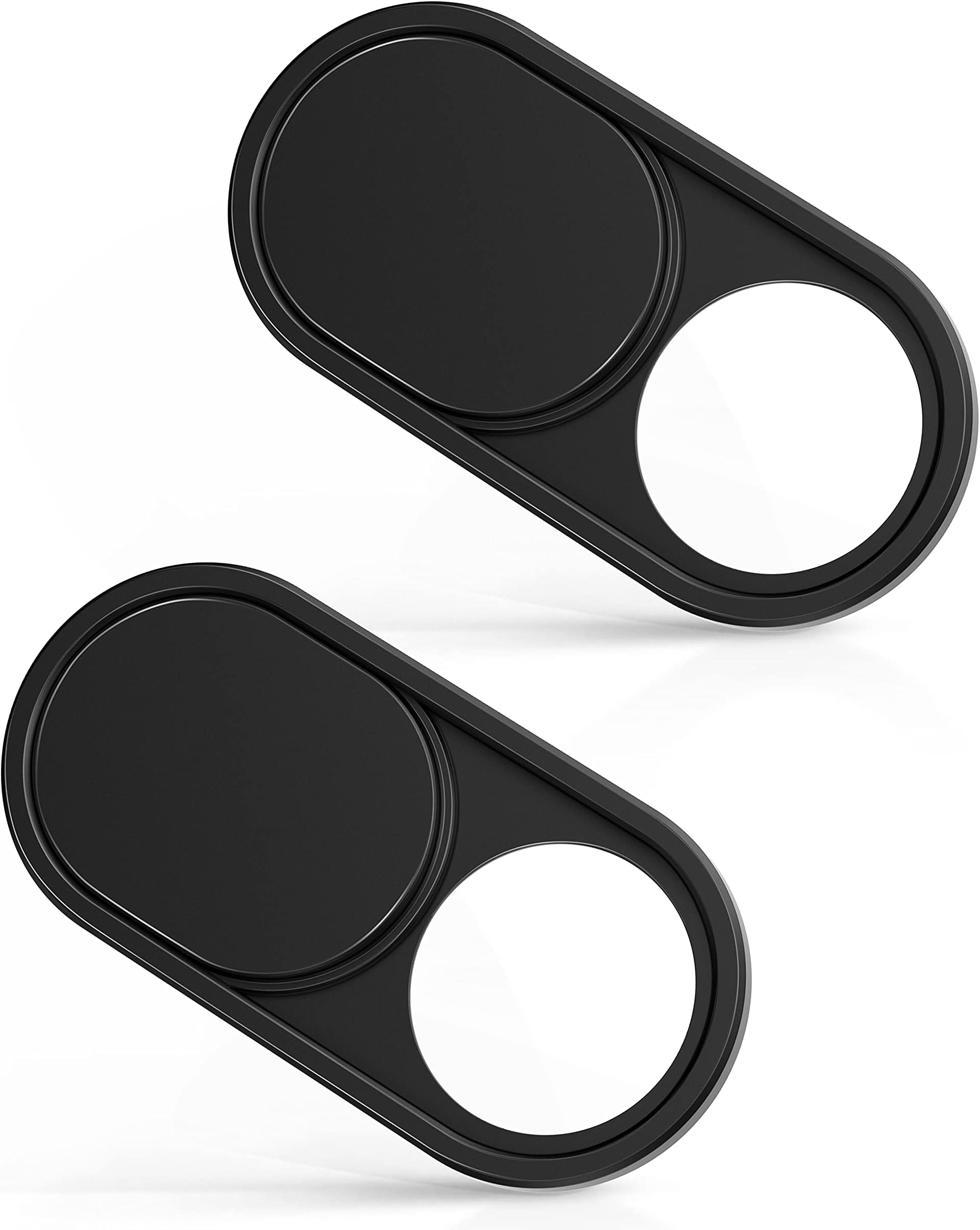 imluckies Webcam Cover Slide, 0.6mm Ultra-Thin Metal Web Camera Cover for MacBook Pro, MacBook Air, Laptop, iPad Pro, iMac, PC/Computer, Tablet, iPhone, Durable Privacy Covers [2 PACK]