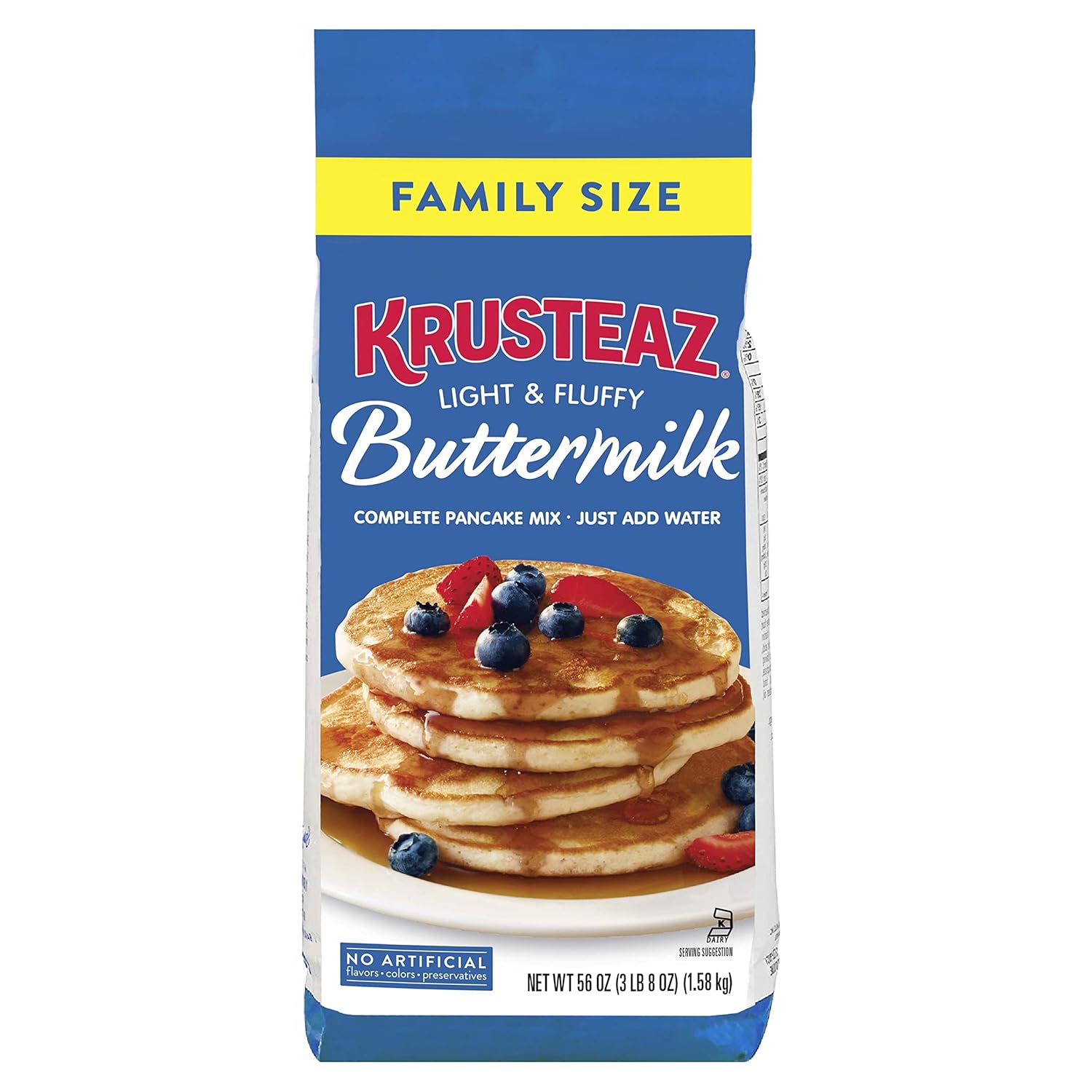 Krusteaz Pancake Mix, Buttermilk, 56 Oz Grocery & Gourmet Food