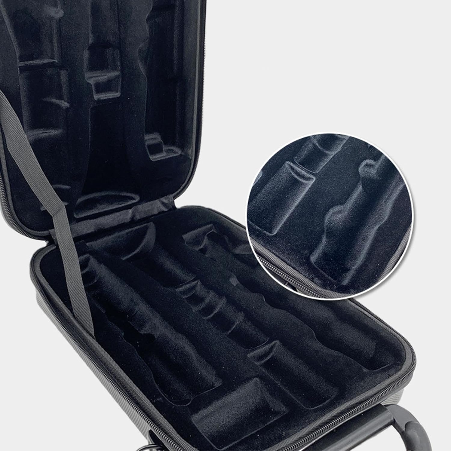 DYNWAVE Clarinet Case with Adjustable Shoulder Strap Practical Lightweight Convenient Clarinet Bag for Travel