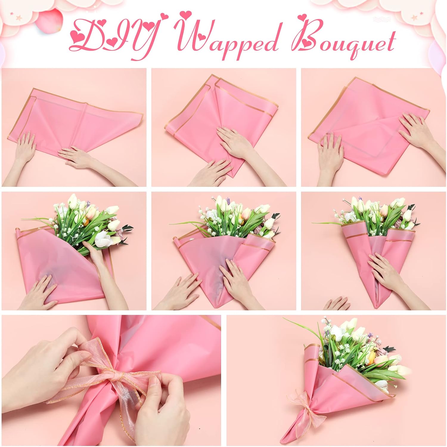 20 Piezas De Papel Para Envolver Flor A Prueba D... - Vicedeal