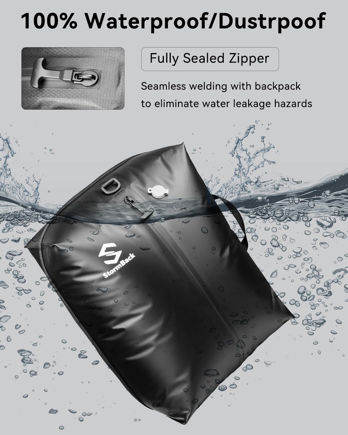 34L Vacuum Bags for Travel, Compression Bags with Pump, Reusable IP67 Waterproof Vacuum Seal Packing Cubes for Carry On Suitcase and Backpack (2PC + Pump + Shoulder Strap)