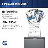 HP Smart Tank Plus 7005 AiO, Stampante Serbatoio Ricaricabile Multifunzione a Colori, Fino a 12.000 Pagine nero e 8000 colore, Wi-Fi, Fronte e Retro Automatica, Bianca - 8