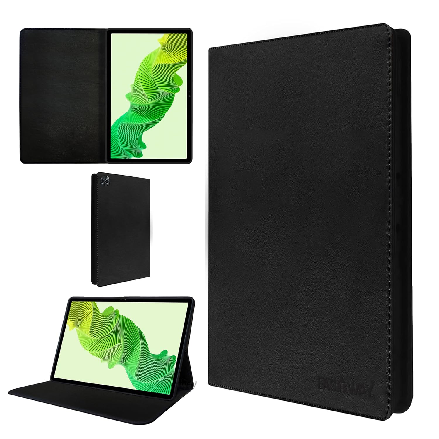 Fastway Leather Flip Stand Case Cover for realme Pad 2 11.5 inch Tablet, Black (B0CGNR1MW3) Amazon Price History, Amazon Price Tracker