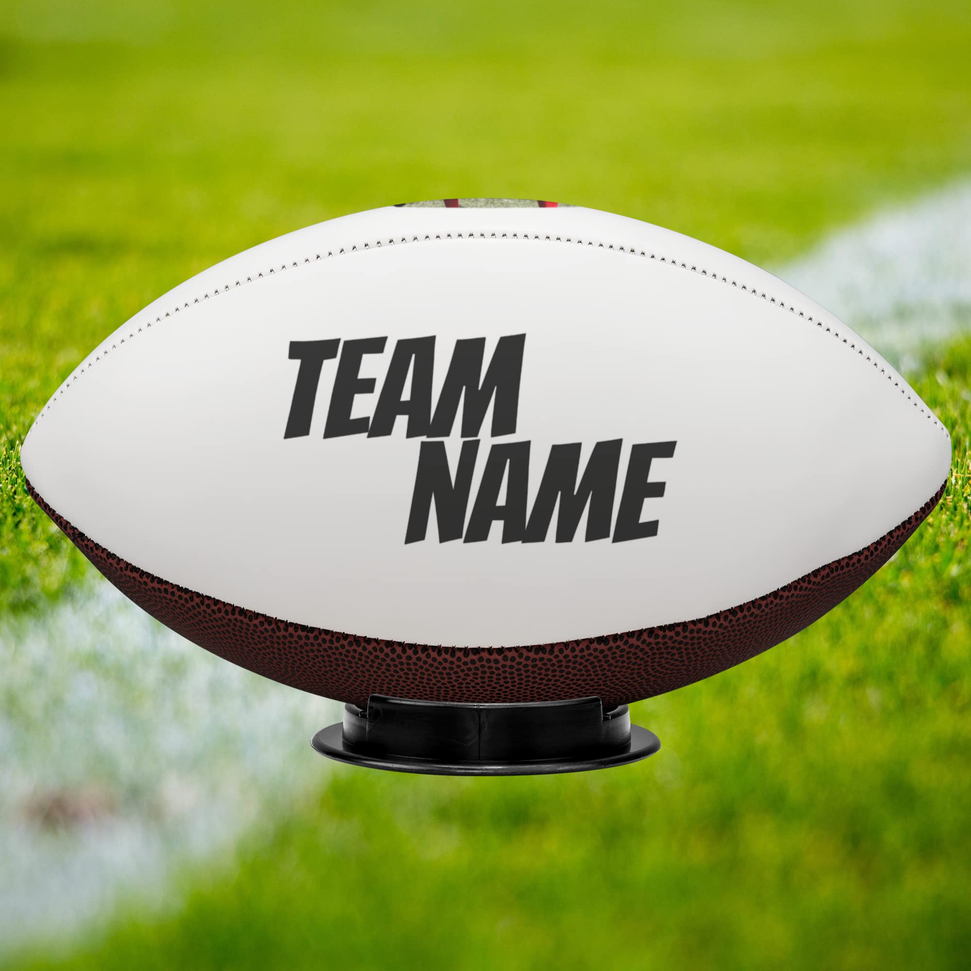 Personalized Football Coach Championship Team Name for Sports Fans Customized Football Team Photo Game Accessories for Son from Dad Mom Custom Sports Ball Fans Picture Accessories
