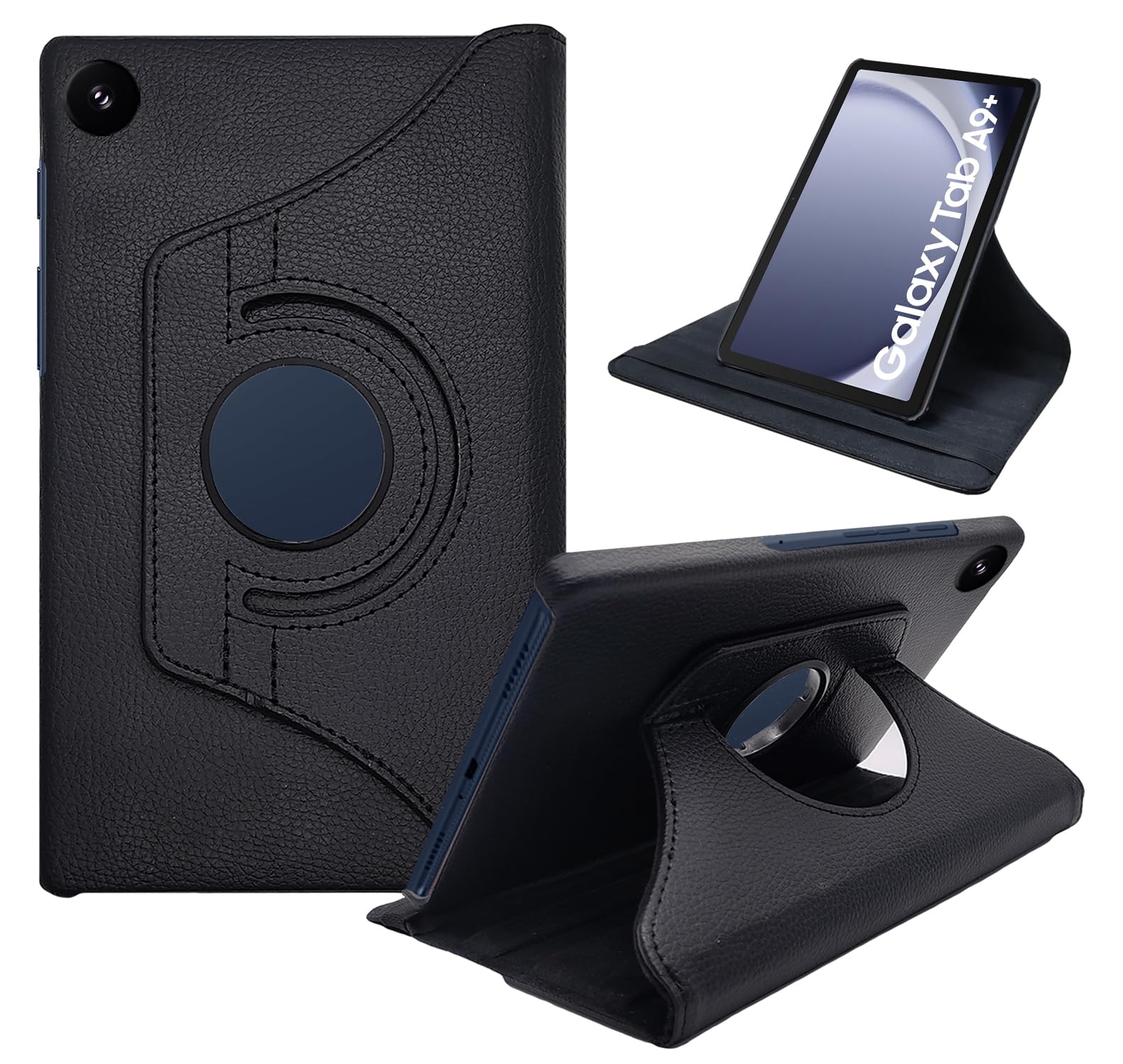 Galaxy Tab A9+ 本体 カバー付き CEDO Samsung Tab A9+ Plus (11 inch) Flip Cover | Leather Finish