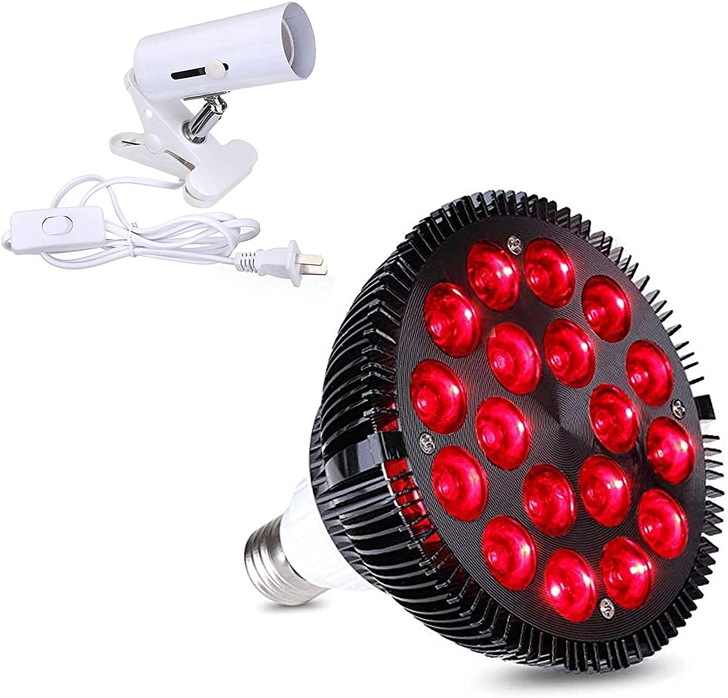 TOP Red Light Therapy Lamp54W 18 LED Infrared Light Therapy Device with Adjustable