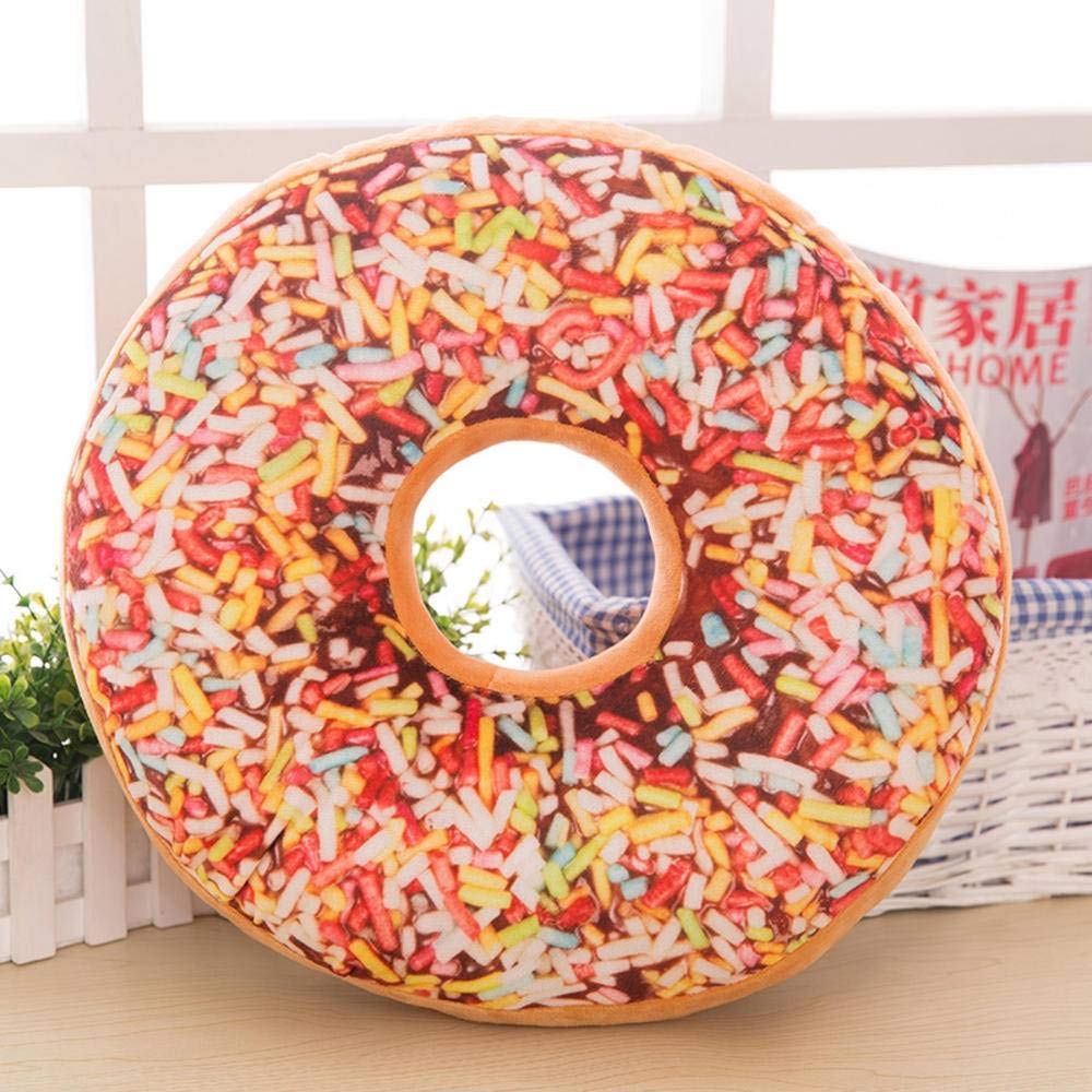 Creative Donut Pillow Cushion Single Hole Beautiful Hips Cushion Upholstery Bedding Plush Toys Decorative Throw Pillow
