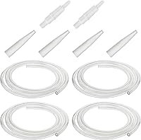 Vista 1 de Maymom Kit de tubos compatible con vasos Freemie para conectarse a la bomba Medela
