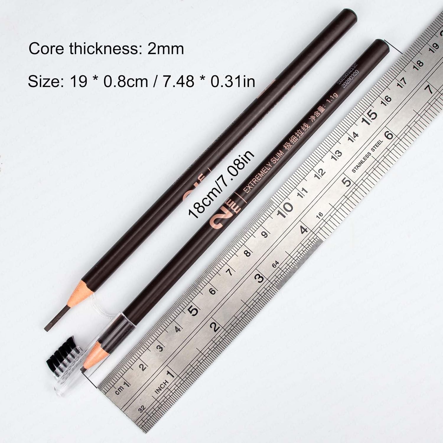 Guapa Professional Brow Mapping Kit for Microblading – Mapping String, Brow Paste, Ultra-Thin Pencils, Fan Ruler, Caliper, Stickers & Tools for Precise Eyebrow Shaping & Pre-Draw Design