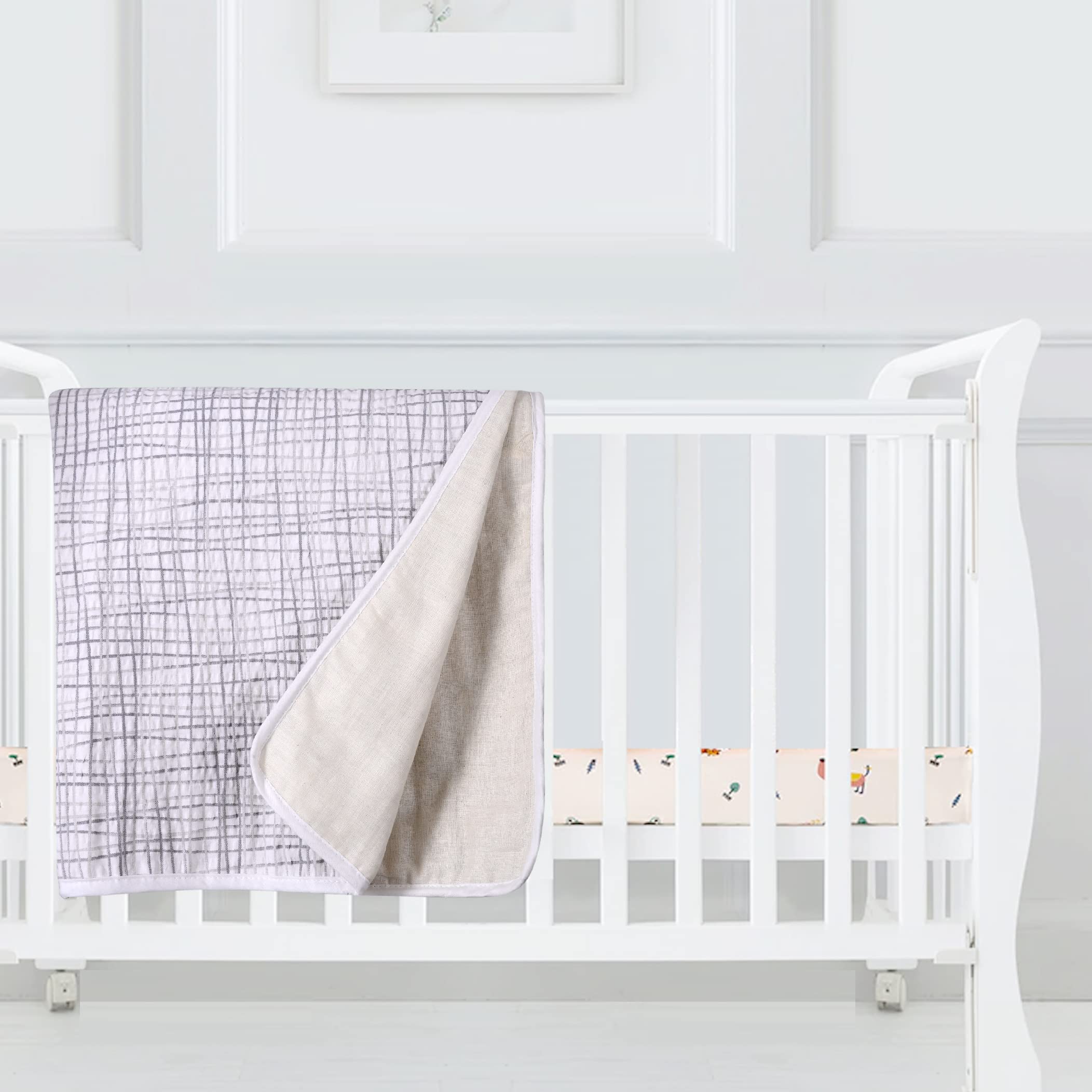 Divine Casa Cotton Toddler Baby Blanket for for 0-4 Years I Skin Friendly Swaddle Dohar for Girls and Boys I 135x100 cm (Beige) (B0BR3HKKBS) Amazon Price History, Amazon Price Tracker