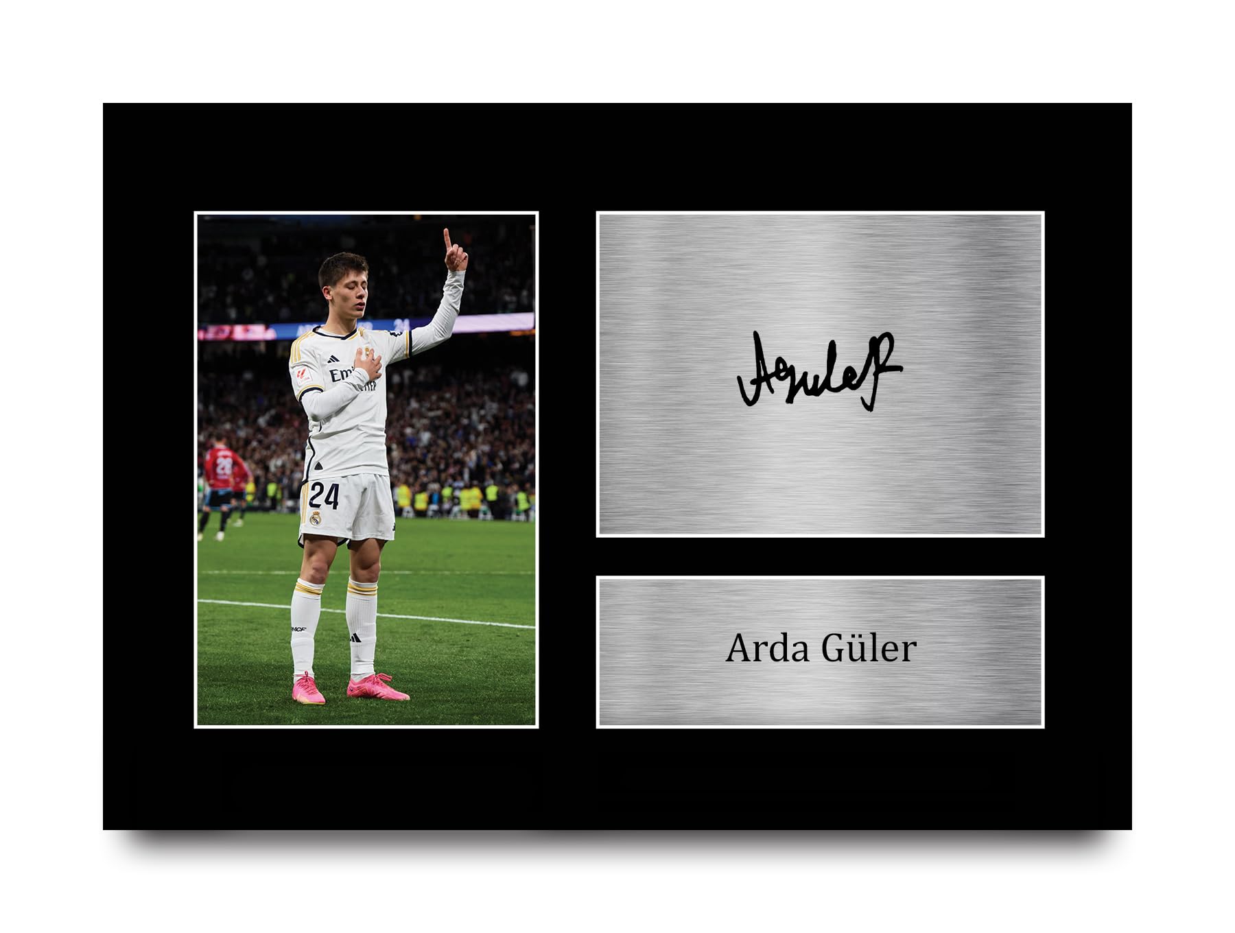 HWC Trading Arda Güler Gifts Printed Signed Autograph Picture for Football Fans and Supporters - A4
