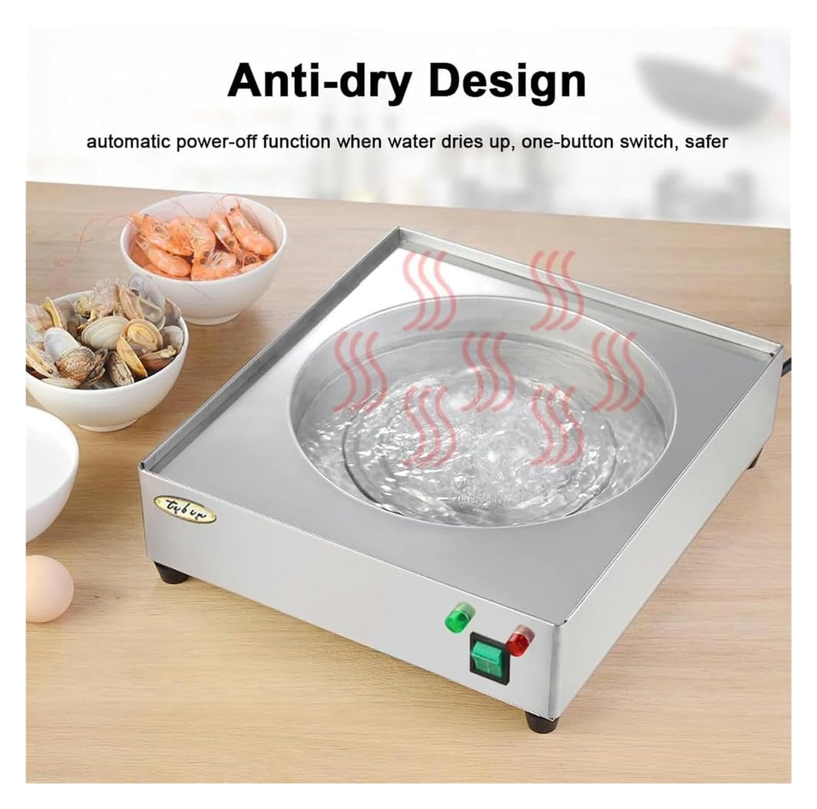 Edelstahl-Reis-Nudel-Rollen-Dampfgarer – vielseitiges Küchen-Kochgeschirr zum Kochen von Fadennudel-Rollen, Dim Sum Brötchen und Knödel – perfekt für Hobbyköche