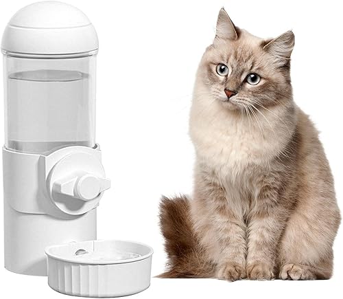 Comedero automático para mascotas, dispensador automático de agua para gatos, dispensador de alimentos para mascotas para perros pequeños y