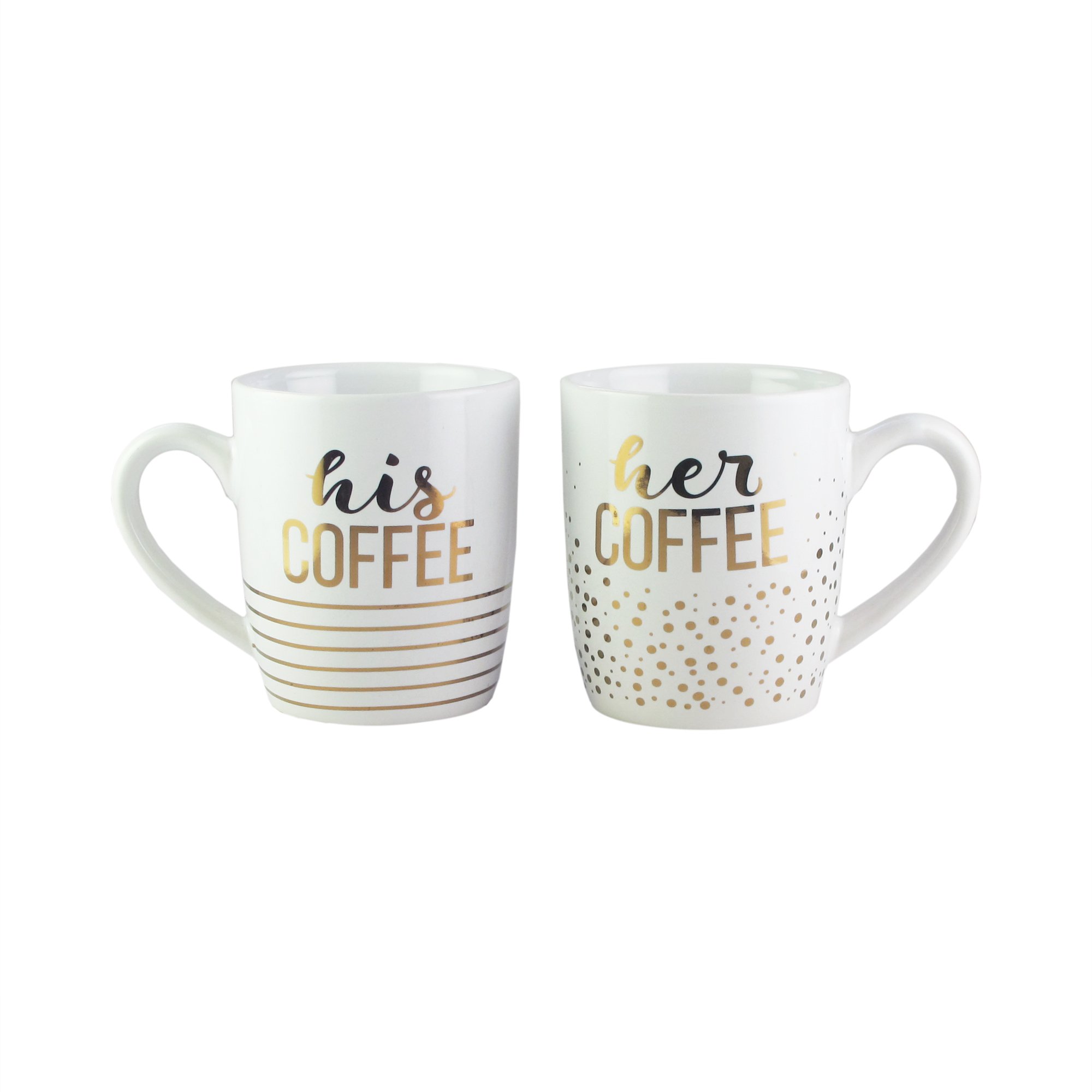 Amazon.com | His/Hers Coffee Set of 2 Mugs: Coffee Cups & Mugs
