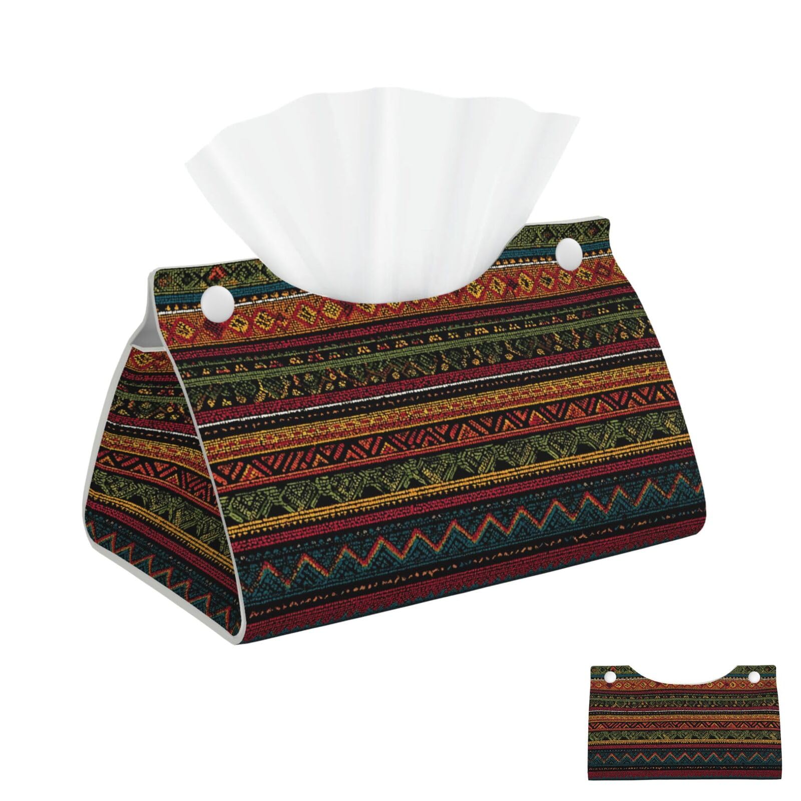 Special Tribal Pattern Tissue Box Cover Square Cube Boxes