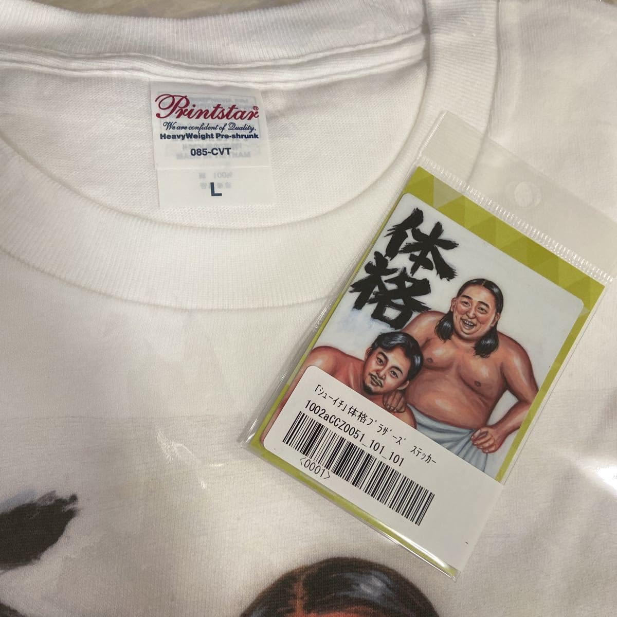 体格ブラザーズ Tシャツ 体格ブラザーズ Tee ステッカー ステッカー