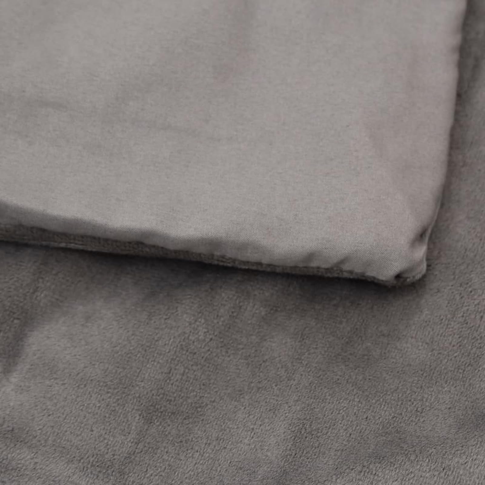 Coperta Ponderata con Copertura Grigia 150x200 cm 11 kg Tessuto,Biancheria,Lenzuola e Coperte,Coperte-350829