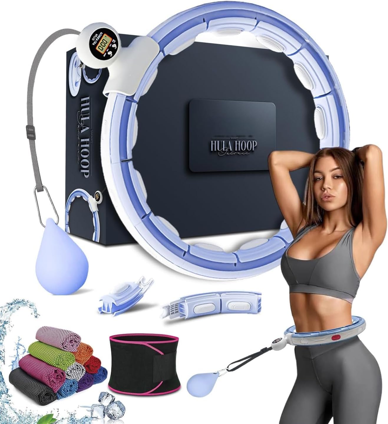 Smart Weighted Hula Ring Hoops, Hula Circle Abnehm…
