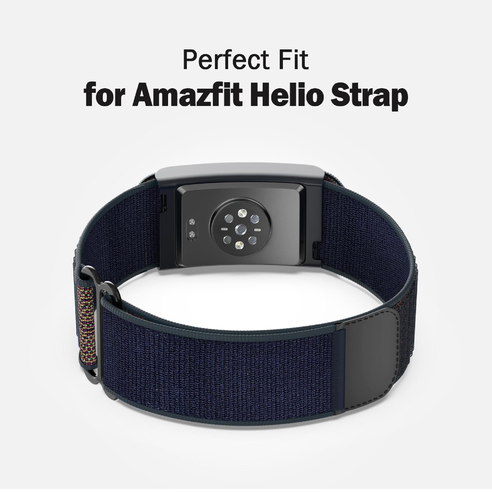 Bracciale Di Ricambio Per Amazfit Helio – Cinturino Elastico In Nylon 22 Mm, Traspirante E Regolabile, Fascia Per Bicipite O Caviglia Con Chiusura A Strappo