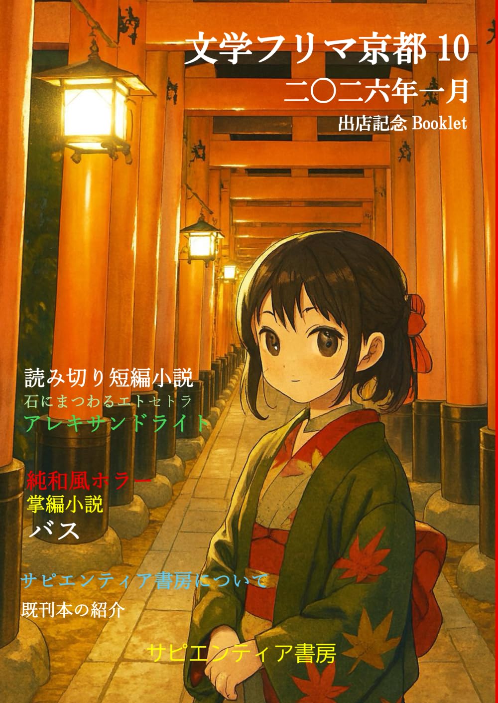 文学フリマ京都１０　二〇二六年一月　出店記念Booklet