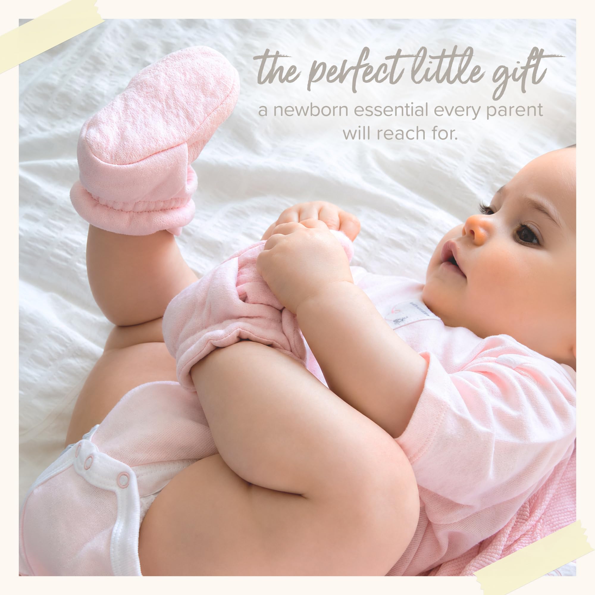 Burt's Bees Baby Unisex Kinder Baby Booties, Organic Cotton Adjustable Infant Shoes Slipper SockHausschuh-Socken